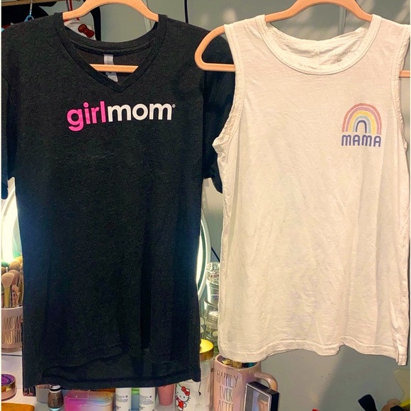 Girl Mom Shirt & Mama Muscle tee - Picture 2 of 12